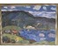 Гугель А.С "Пейзаж с озером", 1973 год. Холст, масло. Вероятно Логойщина. Размер с рамой 72,5х98,5 см. № 3846 (артикул №3846) - фото №6