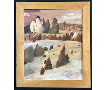 Селещук Н.М "Запах отцветающего лета", 1986г. Холст, масло. Размер с рамой 49х57 см. № 3861 (артикул №3861) - фото №5