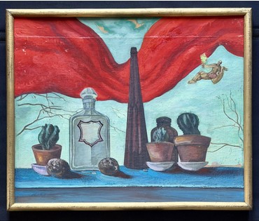 Скрипниченко Г.С "Нацюрморт", 1967 г. Холст, масло. Размер с рамой 62х51 см. № 3942 (артикул №3942) - фото №1