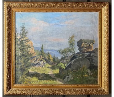 Кулец И.В "Пейзаж", холст, масло. Размер с рамой 92х82 см. № 4001 (артикул №4001) - фото №2
