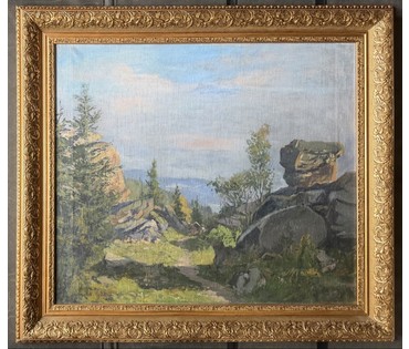 Кулец И.В "Пейзаж", холст, масло. Размер с рамой 92х82 см. № 4001 (артикул №4001) - фото №3