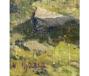 Кулец И.В "Пейзаж", холст, масло. Размер с рамой 92х82 см. № 4001 (артикул №4001) - фото №9
