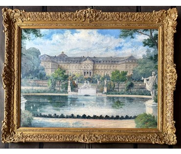 Луиджи Премацци. Холст, масло. Размер с родной рамой 82х105,5 см. № 4031 (артикул №4031) - фото №2