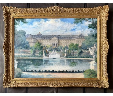 Луиджи Премацци. Холст, масло. Размер с родной рамой 82х105,5 см. № 4031 (артикул №4031) - фото №3