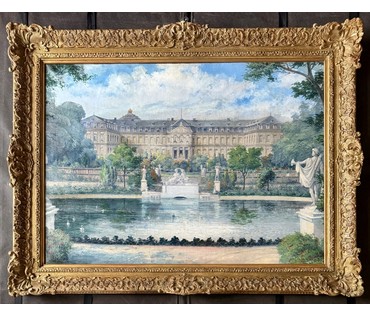 Луиджи Премацци. Холст, масло. Размер с родной рамой 82х105,5 см. № 4031 (артикул №4031) - фото №4