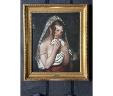 H.B.Wadham. Англия, первая половина 20 века. Холст, масло. Размер с рамой 57х67,5 см. № 4032 (артикул №4032) - фото №3