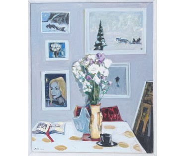Щемелёв Л.Д "Раніца ў майстэрні", 2011 г. Холст, масло. Размер с родной рамой 100х121 см. № 4074 (артикул №4074) - фото №7