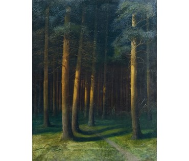 Гончаров Ф.С (1873-1955) учился у А.М Корина, А.Е Архипова, В.А Серова. Холст, масло. 1908 г. Размер 50х63 см. № 4080 (артикул №4080) - фото №6