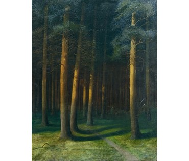 Гончаров Ф.С (1873-1955) учился у А.М Корина, А.Е Архипова, В.А Серова. Холст, масло. 1908 г. Размер 50х63 см. № 4080 (артикул №4080) - фото №7