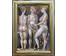 Ткачёв В.В "Три грации", 2000 г. Картон, масло. Размер с рамой 41,5х32 см. № 4113 (артикул №4113) - фото №1