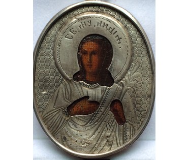 Икона "Святая Мученица Лидия". Россия, к19 века, №155
