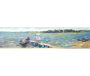 Картина "Теплый ветер". Белоусов Владимир Прокофьевич 1990г. №211
