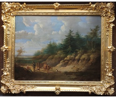 Pieter Gerardus van Os (1776-1839). "Сельский пейзаж". Голландия. Начало 19 века. (артикул №222) - фото №2
