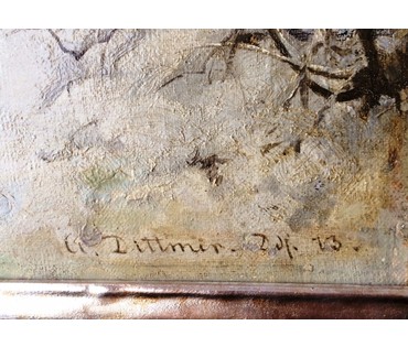 Картина "Военный дозор". Dittmer A .1873г. (артикул №253) - фото №3