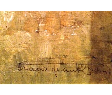 Картина "Родные места". 19в. Франция. №321