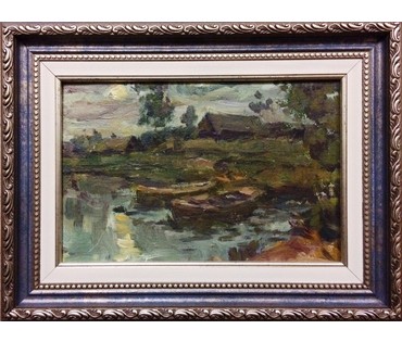 Картина "Ждановичи". Е. Красовский 1974г. №352