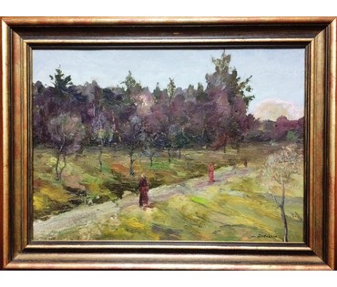 Картина "В парке". Довгялло М.Х. №359