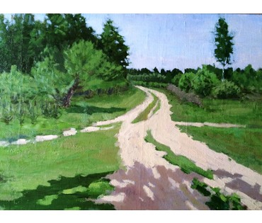 Картина "Солнечная дорожка". Г.Г. Азгур. 1964г. №380