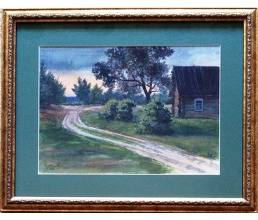 Картина "Беларусские дорожки". Г.Витковский. 1968 год. №383 НЕТ В НАЛИЧИИ