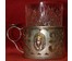 Подстаканник в стиле Ампир (84) Россия до 1900 года. Высота 5.5 см. (артикул №56) - фото №1
