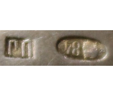 Набор столовых приборов для одной персоны с эмалями "Эгоист" (ложка+вилка+нож в коробке)