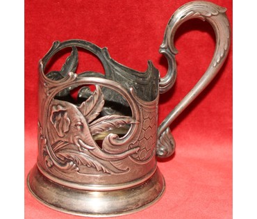 Подстаканник "СЛОНЫ" (875) СССР. 1950 г. Высота 10,5 см.