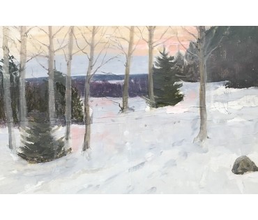 Азгур (Горелова) Г.Г. Этюд "Зима", 1949 г. (артикул №430) - фото №2