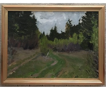 Азгур (Горелова) Г.Г. - “Лес”, 1967 г. (артикул №448) - фото №1