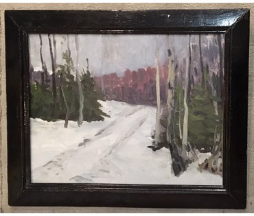 Азгур (Горелова) Г.Г. - “Зимняя дорожка”, 1954 г. (артикул №466) - фото №1