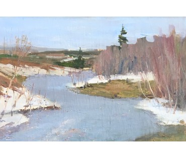 Азгур (Горелова) Г.Г. - "Белорусский пейзаж", 1950 г. №474