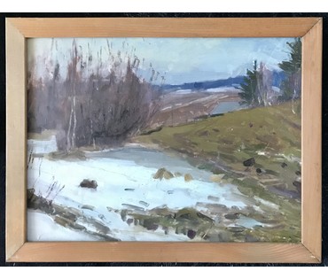 Азгур (Горелова) Г.Г. - "Подтаяло", 1955 г. (артикул №484) - фото №1