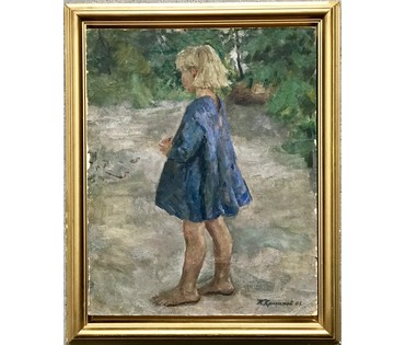 Крохалев П.С. “ В деревне летом”,1961 г. НЕТ В НАЛИЧИИ (артикул №1105) - фото №4