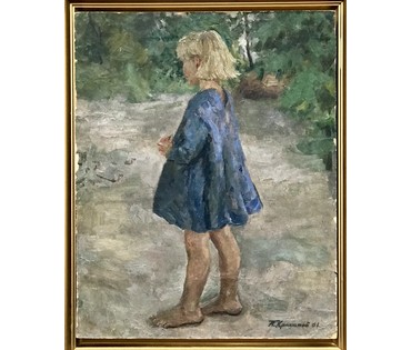 Крохалев П.С. “ В деревне летом”,1961 г. НЕТ В НАЛИЧИИ (артикул №1105) - фото №5