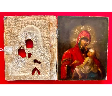 Балыкинская Пресвятая Богородица. Южная Россия, 1-я пол. XIX века (артикул №1242) - фото №8
