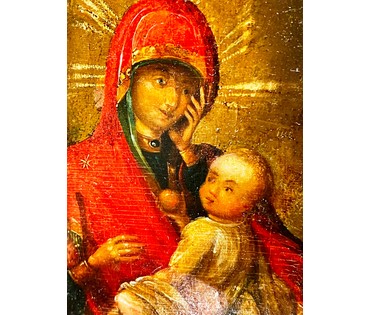 Балыкинская Пресвятая Богородица. Южная Россия, 1-я пол. XIX века (артикул №1242) - фото №10