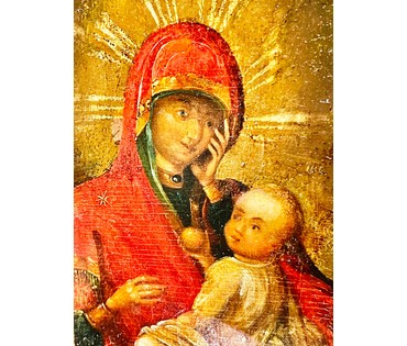 Балыкинская Пресвятая Богородица. Южная Россия, 1-я пол. XIX века (артикул №1242) - фото №11